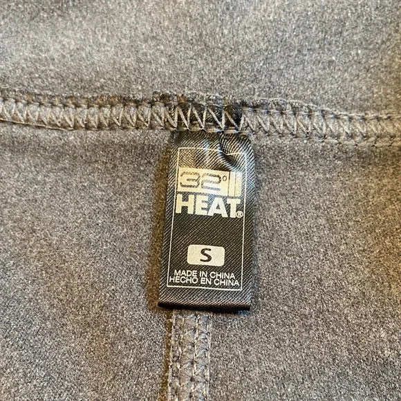 32 Degrees Women's Charcoal Straight Leg Fleece Pants - Picture 2 of 3